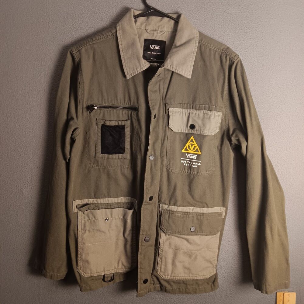 Vans 66 Men's Drill Chore Coat Military Jacket Size Medium NWOT